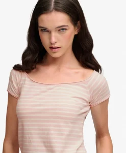 Bardot Short Sleeve Off Shoulder Top