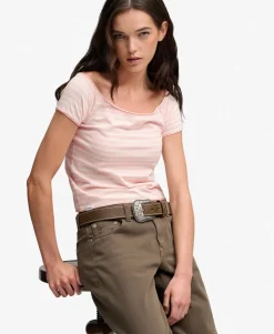 Bardot Short Sleeve Off Shoulder Top