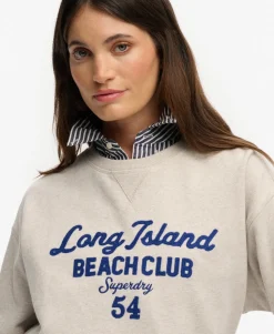 Beach Club Loose Crew Sweatshirt