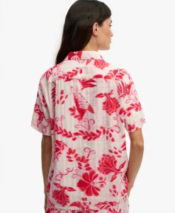 Beach Printed Short Sleeve Shirt