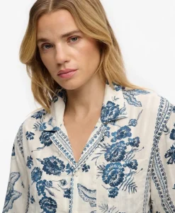 Beach Printed Short Sleeve Shirt
