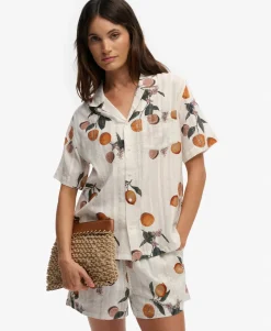 Beach Printed Short Sleeve Shirt