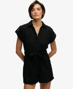 Belted Utility Playsuit