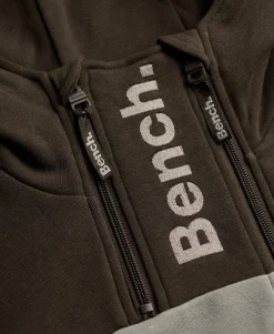 Bench Contrast Double Zip Hoodie
