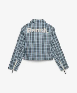 Bench Double Zip Collared Check Jacket