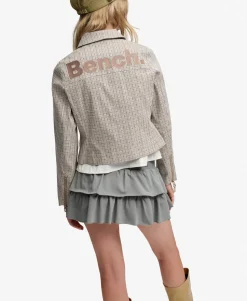 Bench Double Zip Collared Check Jacket