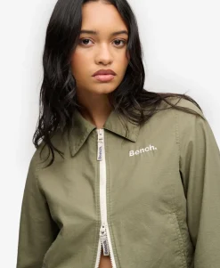 Bench Double Zip Collar Ripstop Jacket