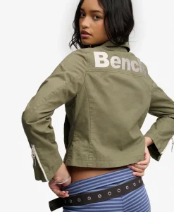 Bench Double Zip Collar Ripstop Jacket