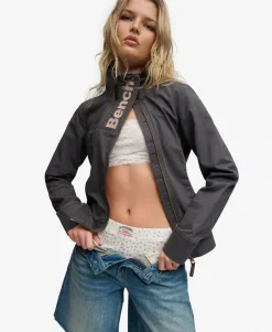 Bench Double Zip Funnel Ripstop Jacket