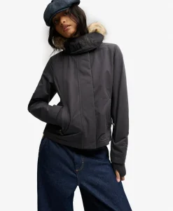 Bench Faux Fur Hooded Windcheater Jacket
