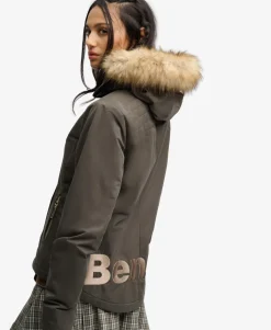 Bench Faux Fur Hooded Windcheater Jacket