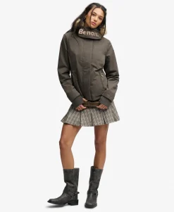 Bench Faux Fur Hooded Windcheater Jacket