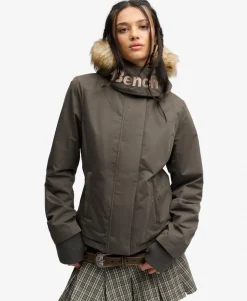 Bench Faux Fur Hooded Windcheater Jacket