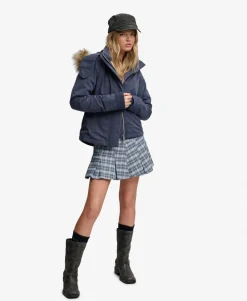 Bench Faux Fur Hooded Windcheater Jacket