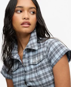 Bench Fitted Check Short Sleeve Shirt