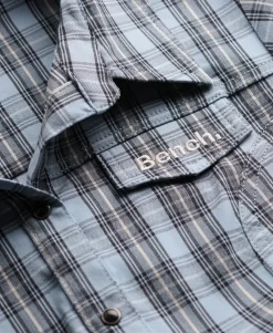 Bench Fitted Check Short Sleeve Shirt
