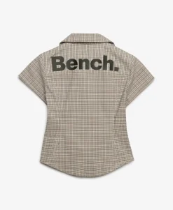 Bench Fitted Check Short Sleeve Shirt