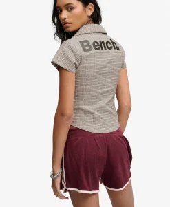 Bench Fitted Check Short Sleeve Shirt