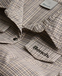 Bench Fitted Check Short Sleeve Shirt