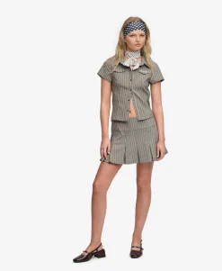 Bench Fitted Stripe Short Sleeve Shirt