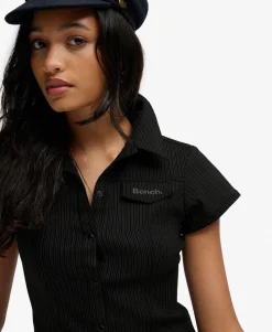 Bench Fitted Stripe Short Sleeve Shirt