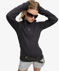 Bench Funnel Neck Embroidered Track Top