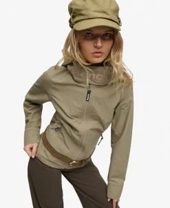 Bench Hooded Funnel Neck Ripstop Jacket