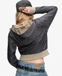 Bench Hooded Shell Bomber Jacket