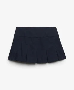 Bench Logo Pleated Peached Mini Skirt