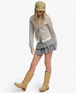 Bench Low Rise Tiered Skirt