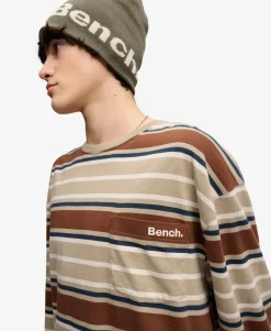 Bench Oversized Stripe Long Sleeve Top
