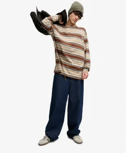 Bench Oversized Stripe Long Sleeve Top