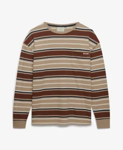 Bench Oversized Stripe Long Sleeve Top