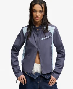 Bench Racer Shell Double Zip Jacket
