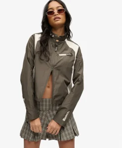 Bench Racer Shell Double Zip Jacket