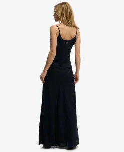 Bias Cut Maxi Slip Dress