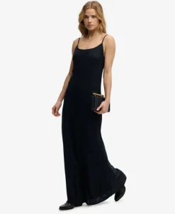 Bias Cut Maxi Slip Dress