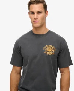Biker Rock Graphic Loose T-Shirt