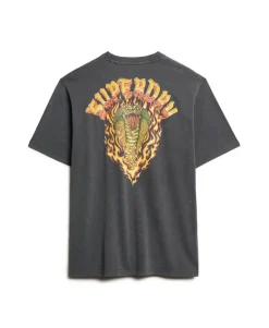 Biker Rock Graphic Loose T-Shirt