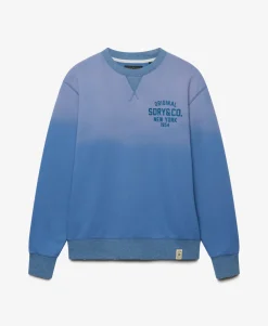 Block Text Crew Neck Sweatshirt
