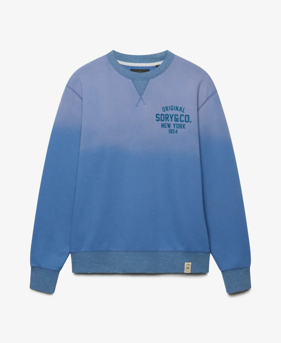 Block Text Crew Neck Sweatshirt
