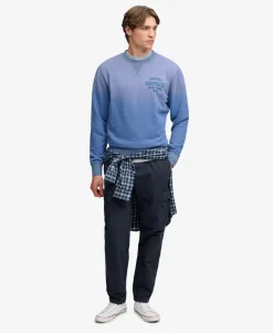 Block Text Crew Neck Sweatshirt