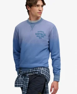 Block Text Crew Neck Sweatshirt