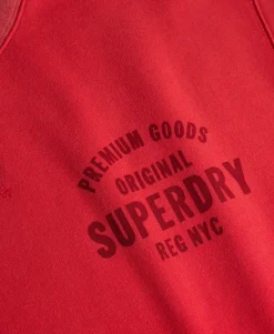 Block Text Crew Neck Sweatshirt