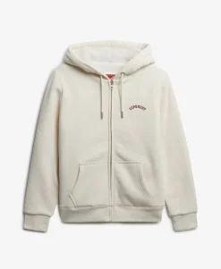 Borg Lined Zip Hoodie