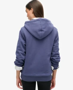 Borg Lined Zip Hoodie