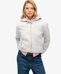 Borg Lined Zip Hoodie