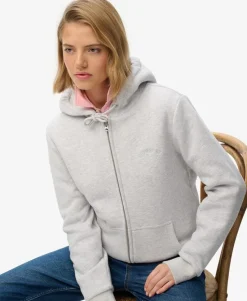 Borg Lined Zip Hoodie