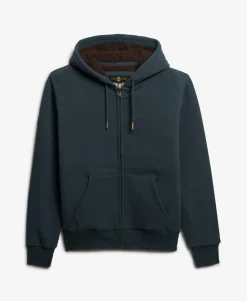 Borg Lined Zip Hoodie