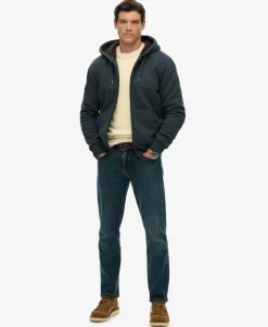 Borg Lined Zip Hoodie